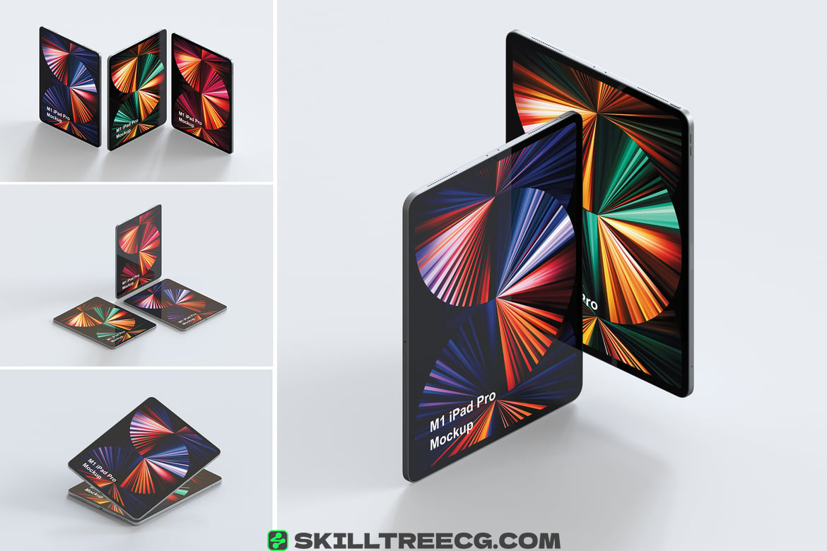 M1 iPad Pro Mockup（978829）-技能树